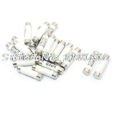 20 Pcs R015 RT18 RT14 gG Cylindrical Fuse Link Protectors 500V 10A